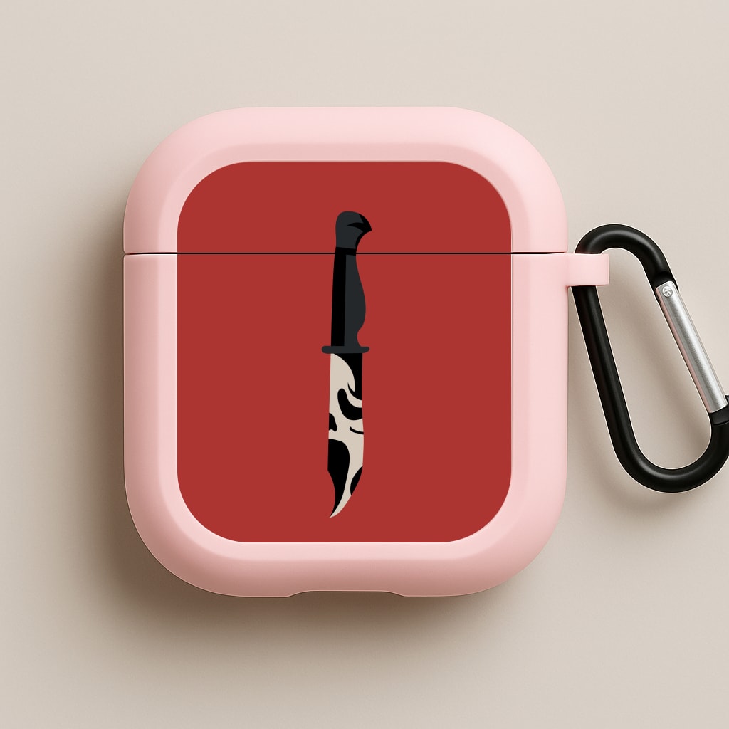 Ghostface Dagger - Scream Pink AirPods Case