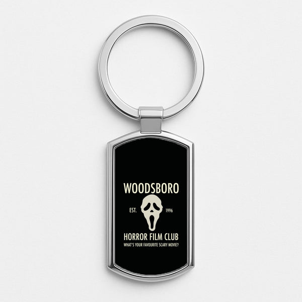 Woodsboro Horror Film Club - Scream Silver Keyring