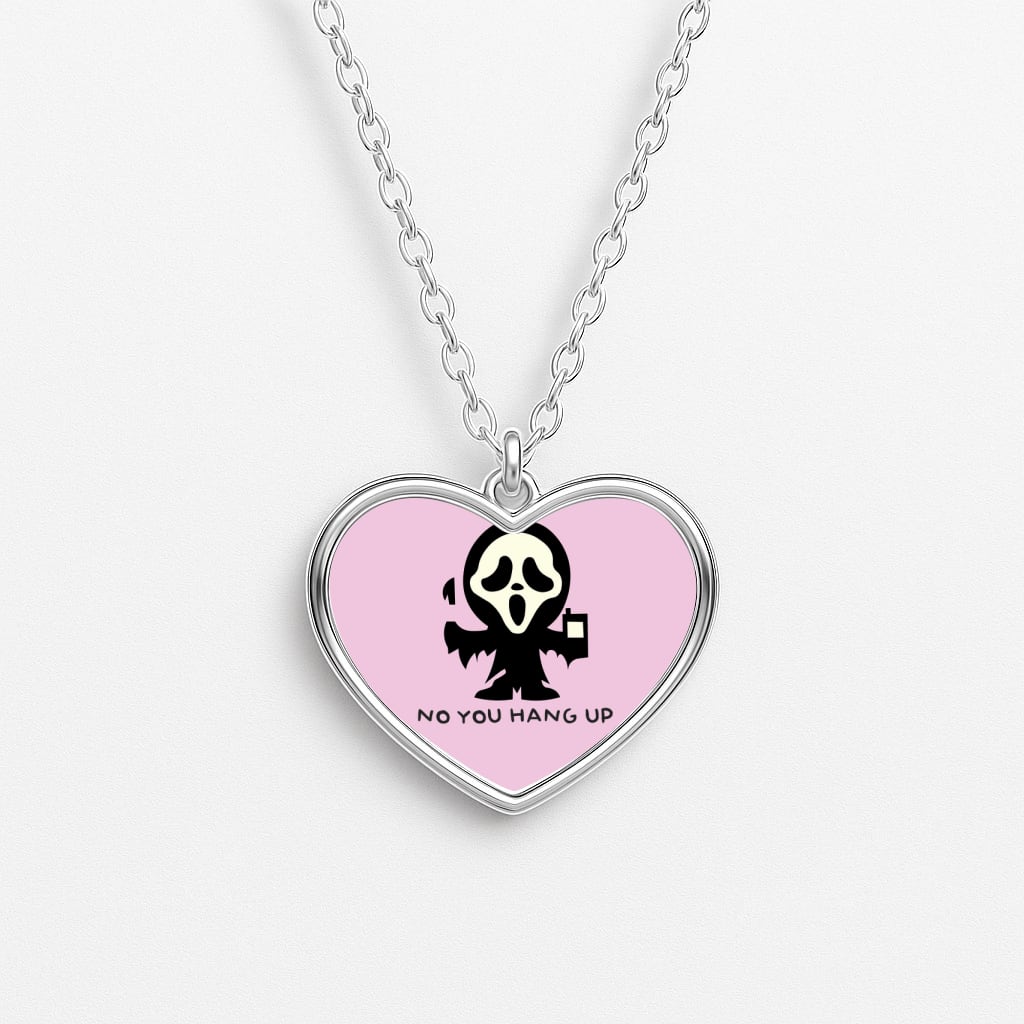 Baby Ghostface - Scream Heart Necklace