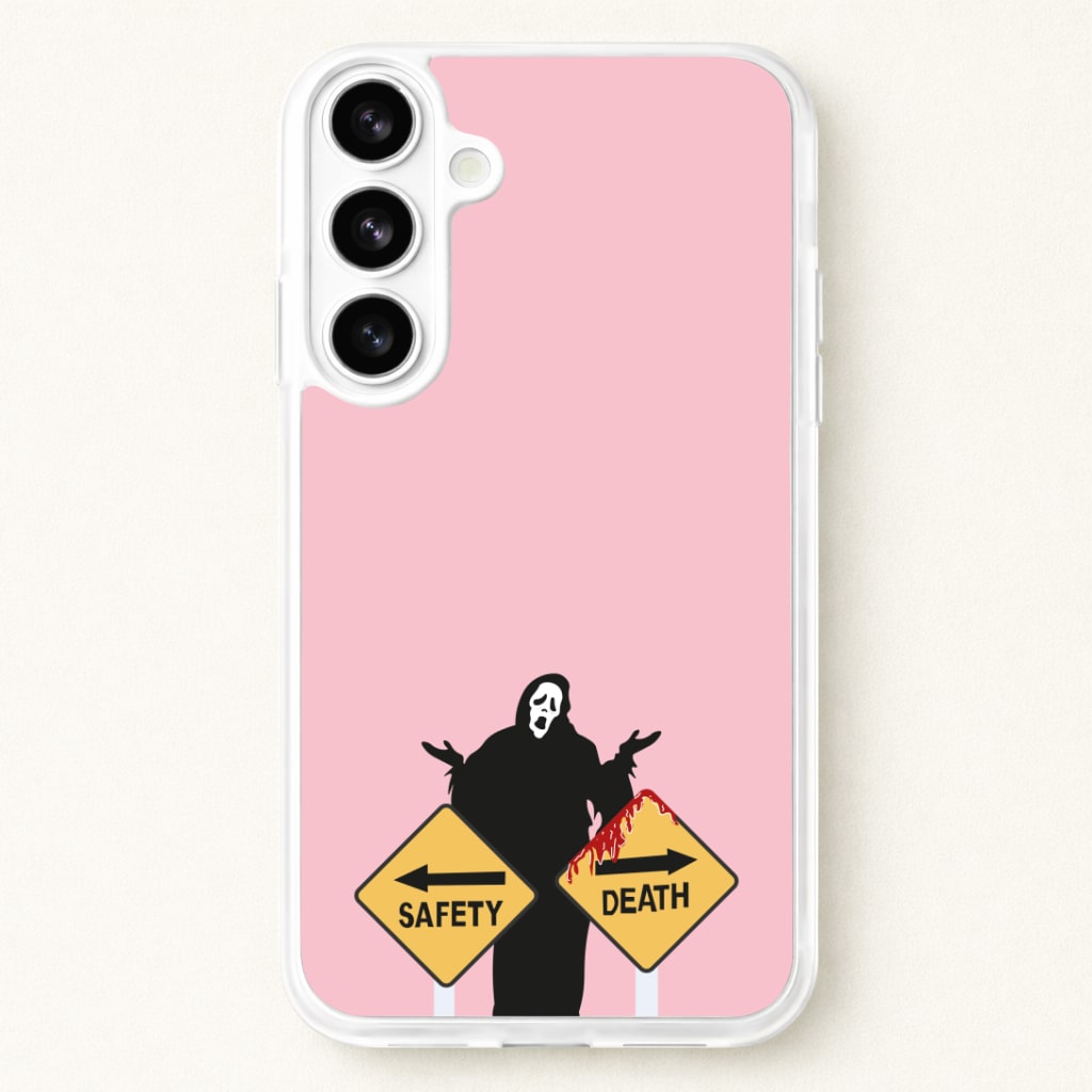 Safety Or Death - Scream Phone Case for Galaxy S26