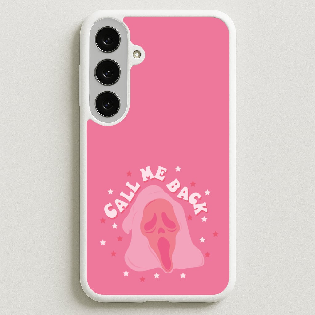 Call Me Back Ghostface - Scream Phone Case for Galaxy S25FE