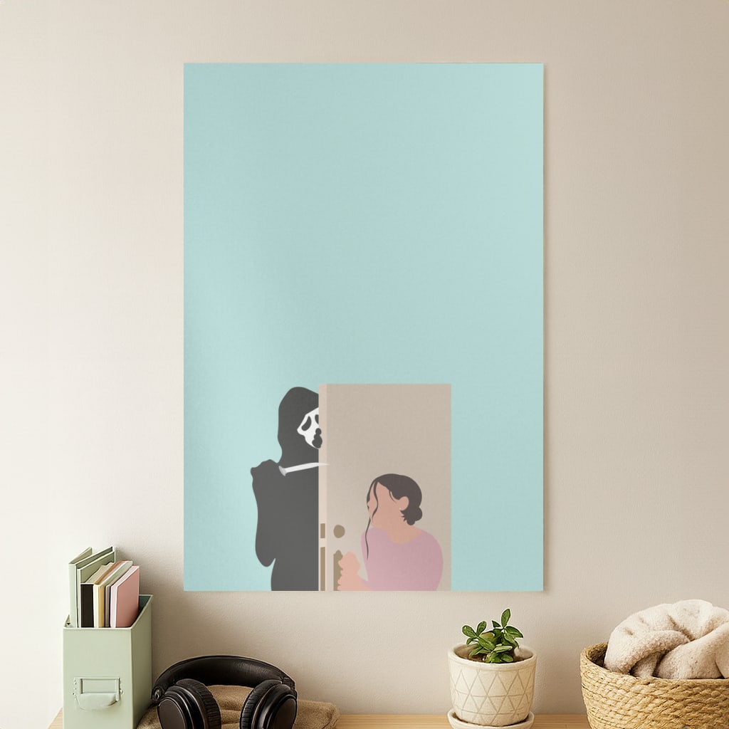 Tara And Ghostface - Scream Poster