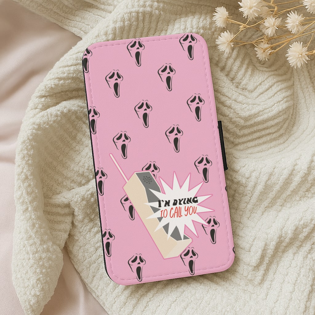 I'm Dying To Call You - Scream Wallet Phone Case