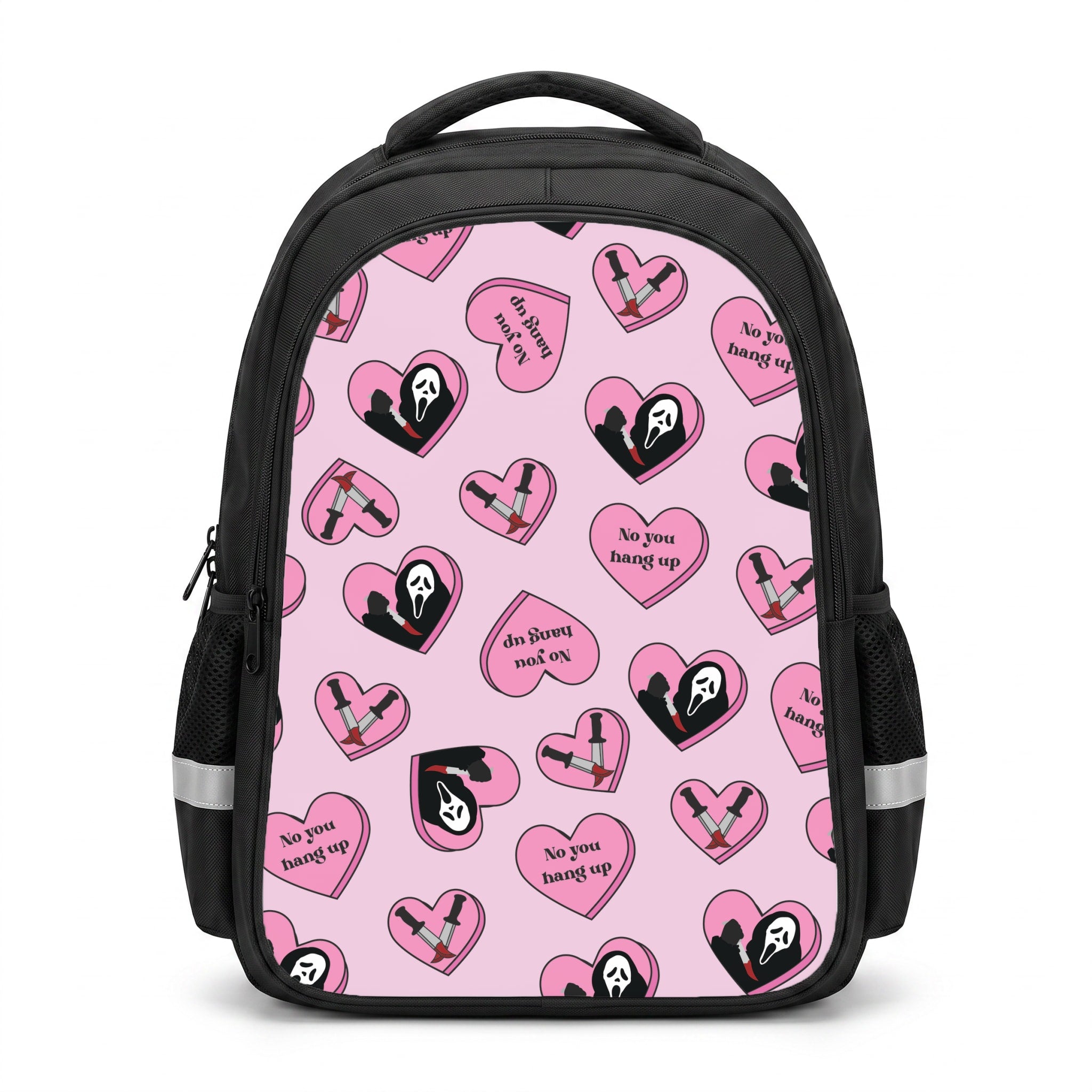 No You Hang Up Love Hearts Backpack