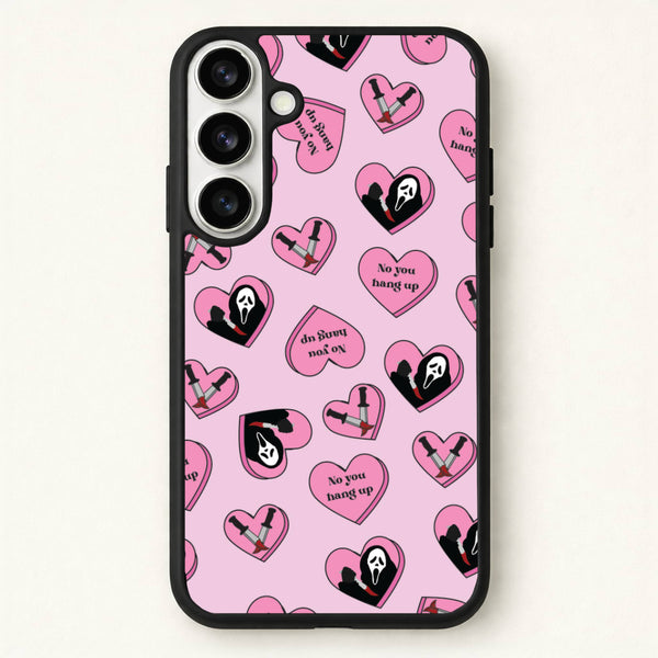 No You Hang Up Love Hearts Phone Case for Galaxy S26 Plus