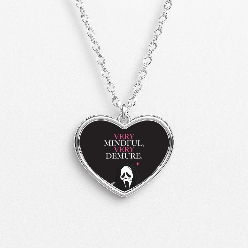 Very Mindful, Very Demure Heart Necklace