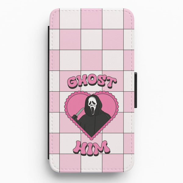 Ghost Him Flip / Wallet Phone Case