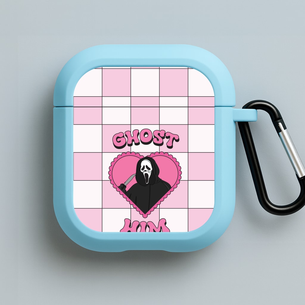 Ghost Him Blue AirPods Case