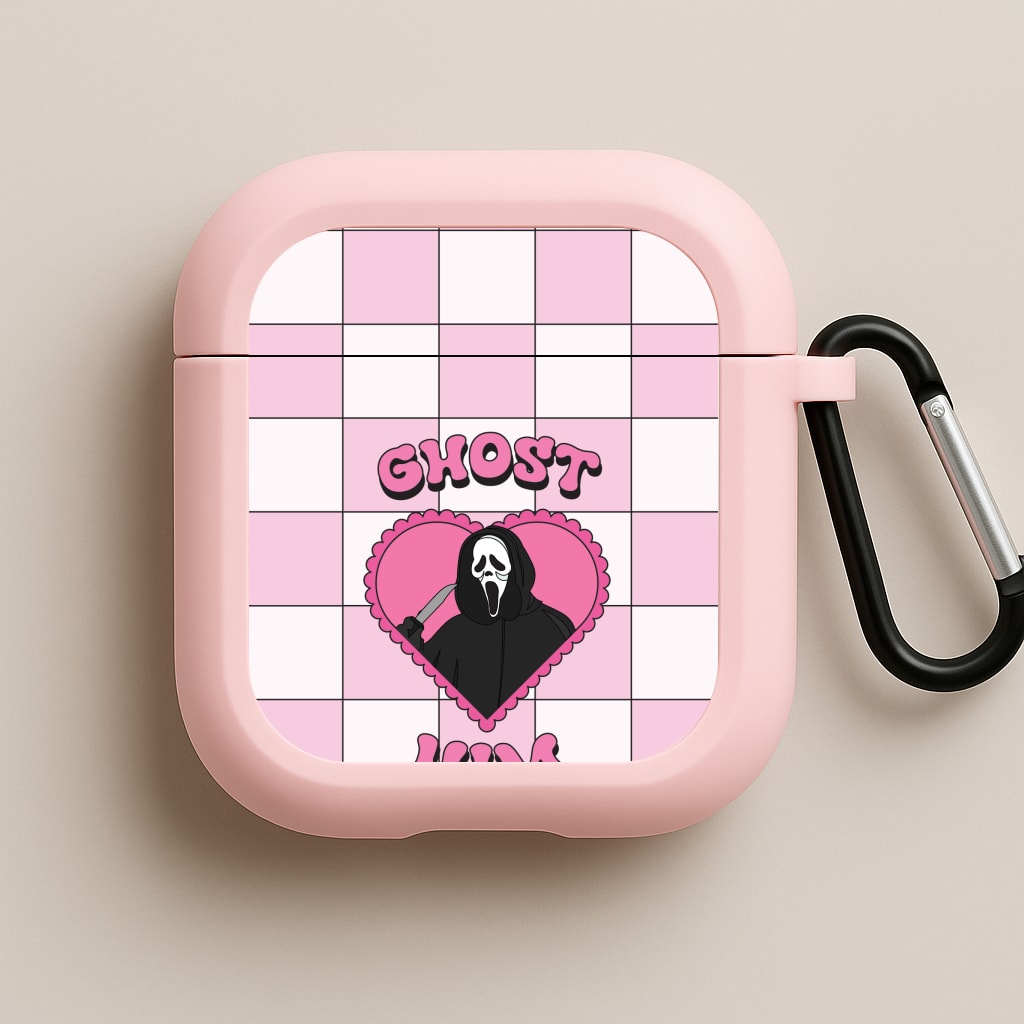 Ghost Him Pink AirPods Case