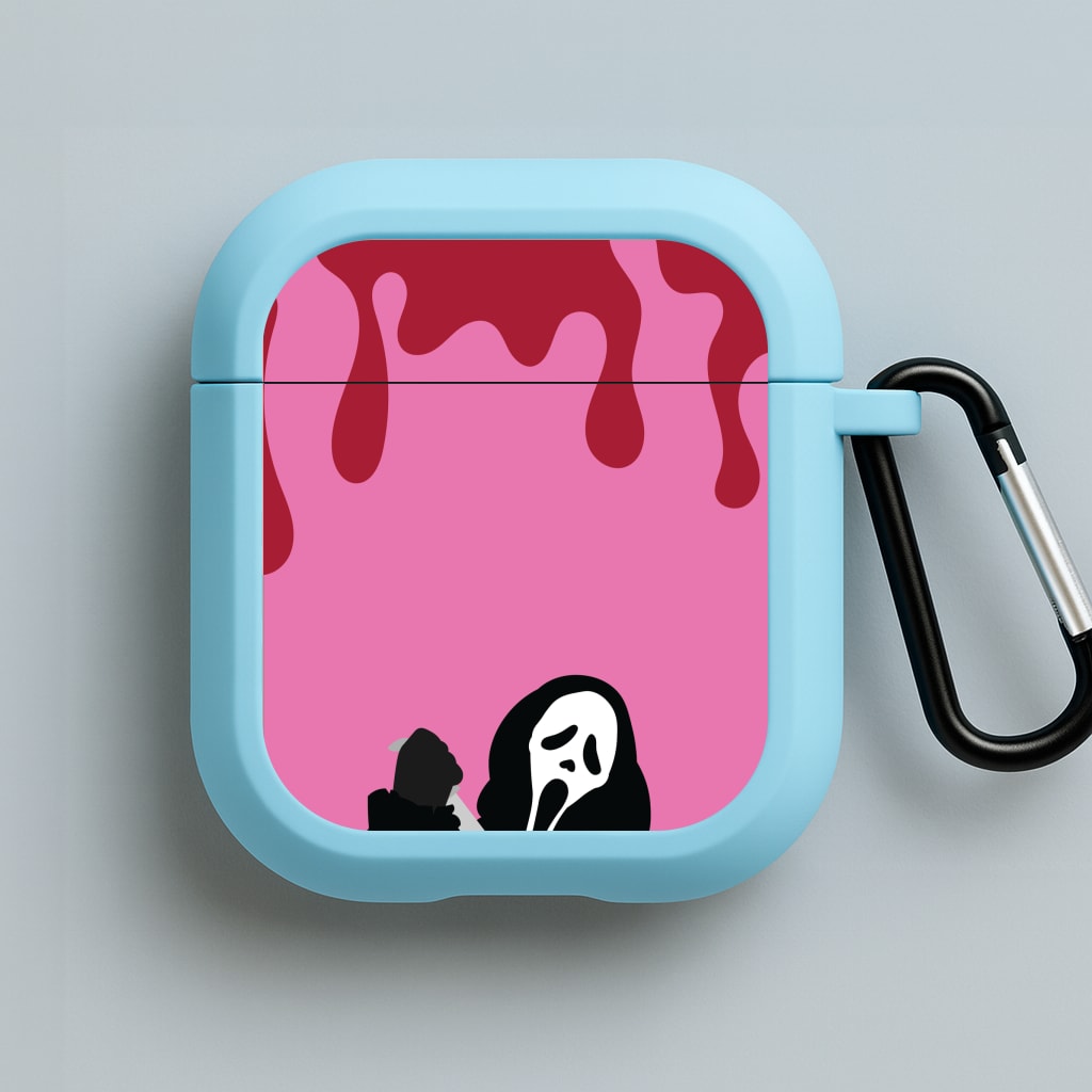 Bloody Knife Blue AirPods Case