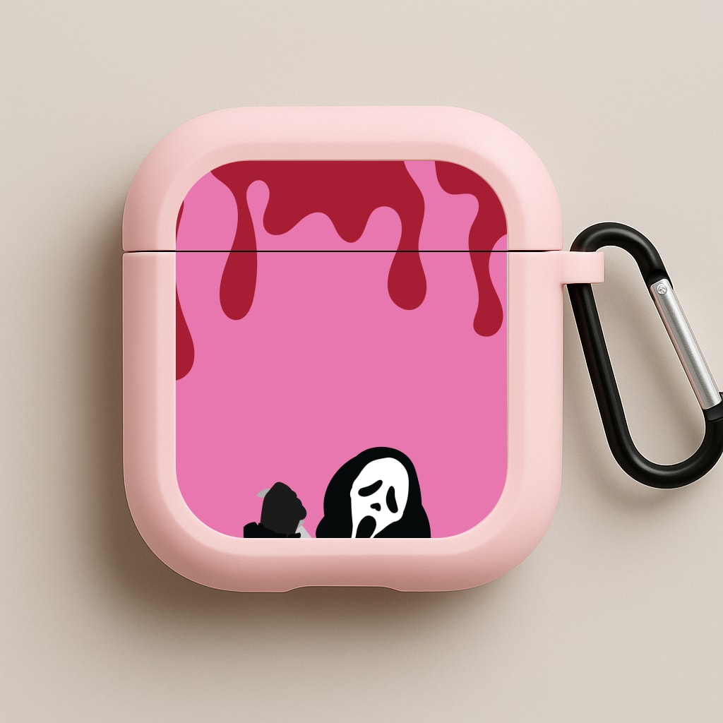 Bloody Knife Pink AirPods Case