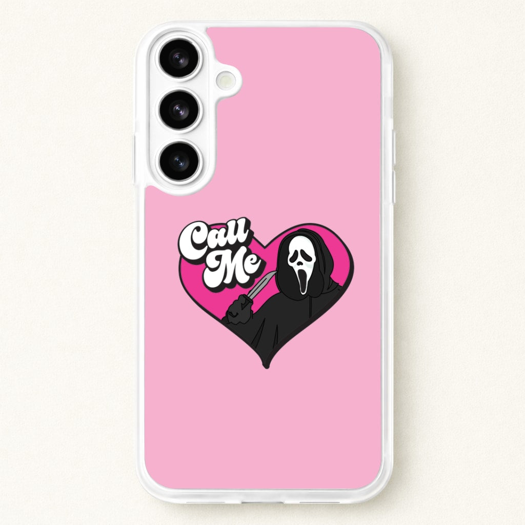 Call Me Heart Phone Case for Galaxy S26 Plus