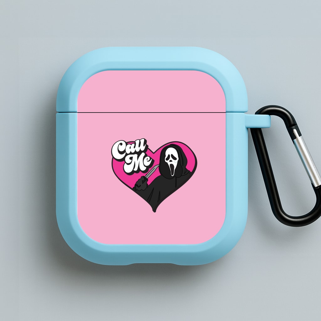 Call Me Heart Blue AirPods Case