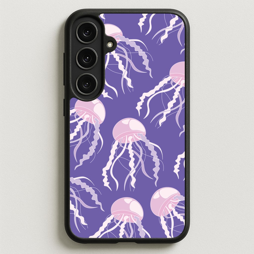 Jellyfish Pattern - Sealife Phone Case for Galaxy S25FE