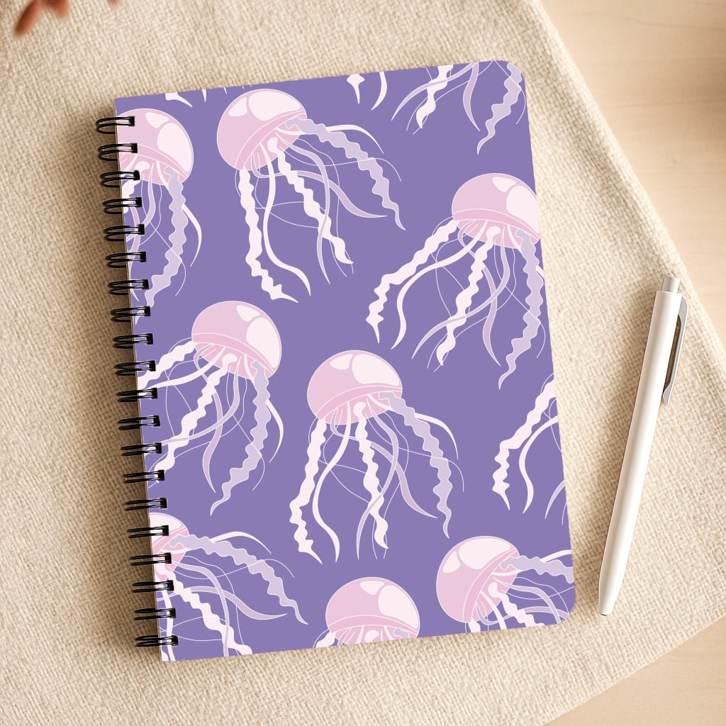 Jellyfish Pattern - Sealife Notepad