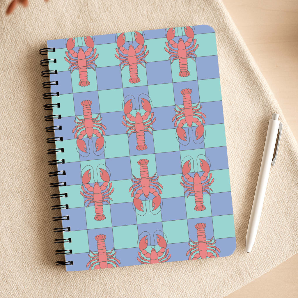 Lobster Pattern - Sealife Notepad