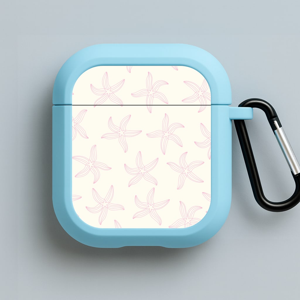 Starfish Pattern - Sealife Blue AirPods Case