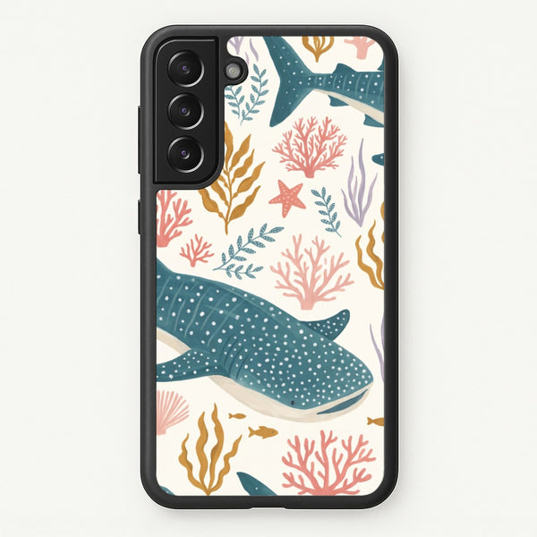 Spotted Whale Shark Reef Phone Case - Galaxy S21FE / Standard