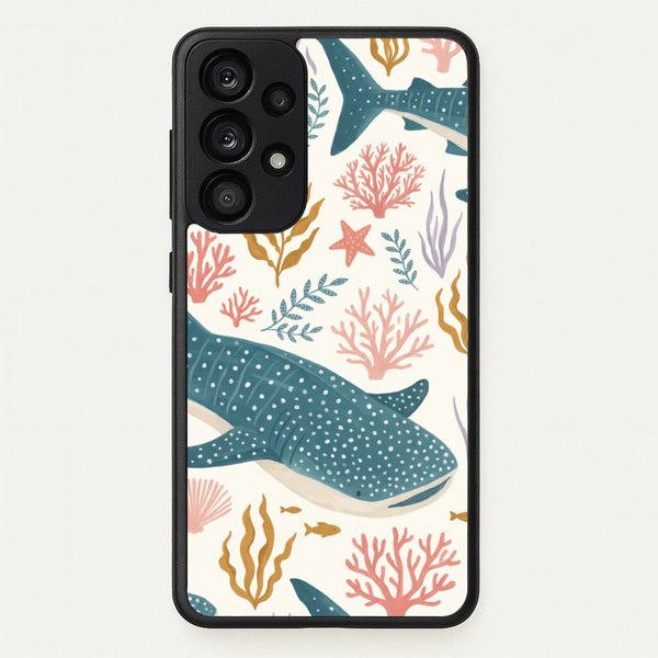 Spotted Whale Shark Reef Phone Case - Galaxy A33 / Standard