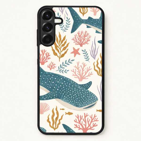 Spotted Whale Shark Reef Phone Case - Galaxy A17 / Standard