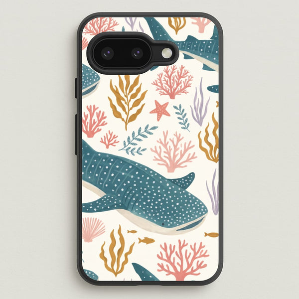Spotted Whale Shark Reef Phone Case - Google Pixel 9a / Standard