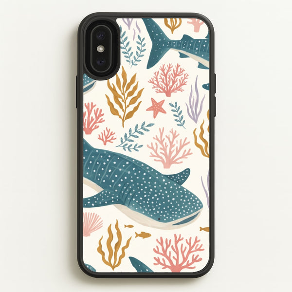 Spotted Whale Shark Reef Phone Case - iPhone XS Max / Standard