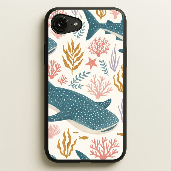 Spotted Whale Shark Reef Phone Case - iPhone 16e / Standard