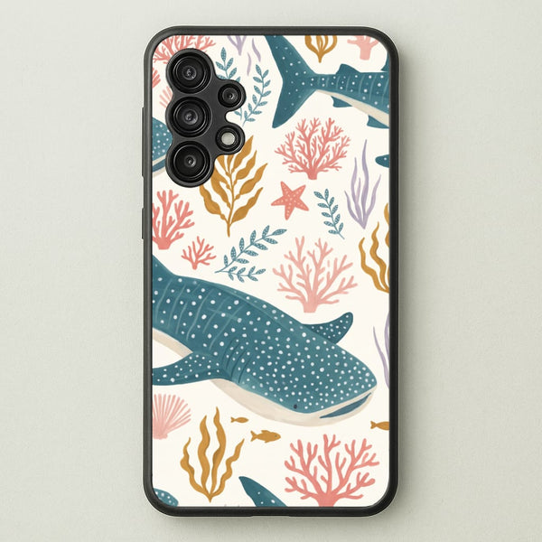 Spotted Whale Shark Reef Phone Case - Galaxy A13 / Standard