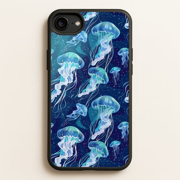 Glowing Jellyfish Drift Phone Case - iPhone 6 / 7 / 8 / SE / Standard