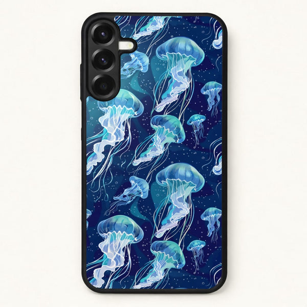 Glowing Jellyfish Drift Phone Case - Galaxy A17 / Standard