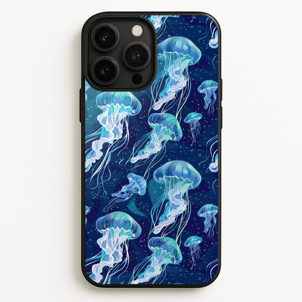 Glowing Jellyfish Drift Phone Case - iPhone 13 Pro / Standard