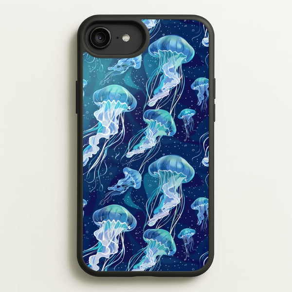 Glowing Jellyfish Drift Phone Case - iPhone 6 Plus / 7 Plus / 8 Plus / Standard