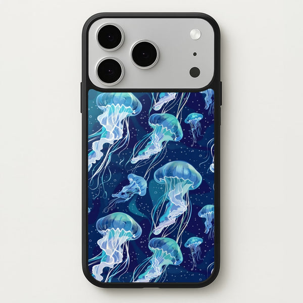Glowing Jellyfish Drift Phone Case - iPhone 17 Pro Max / Standard