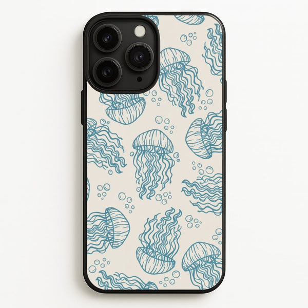 Teal Jellyfish Drift Phone Case - iPhone 11 Pro Max / Standard