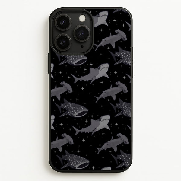 Black Shark Pattern Phone Case - iPhone 11 Pro Max / Standard