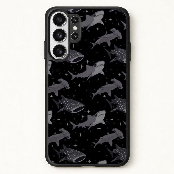 Black Shark Pattern Phone Case - Galaxy S26 Ultra / Standard