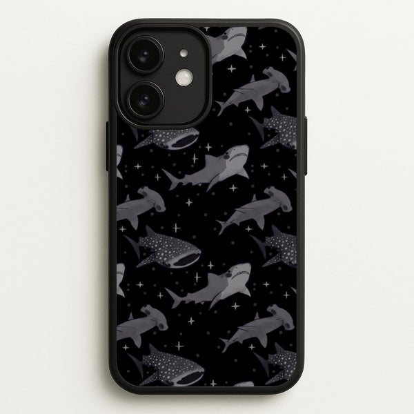 Black Shark Pattern Phone Case - iPhone 11 / Standard