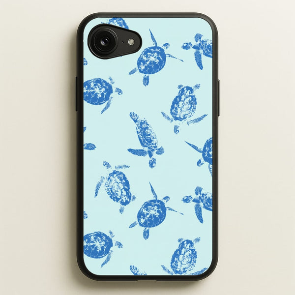 Blue Sea Turtles Phone Case - iPhone 16e / Standard