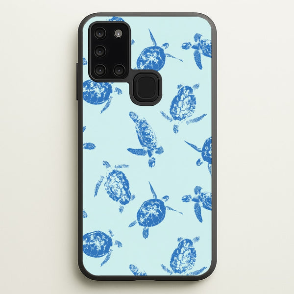 Blue Sea Turtles Phone Case - Galaxy A21s / Standard