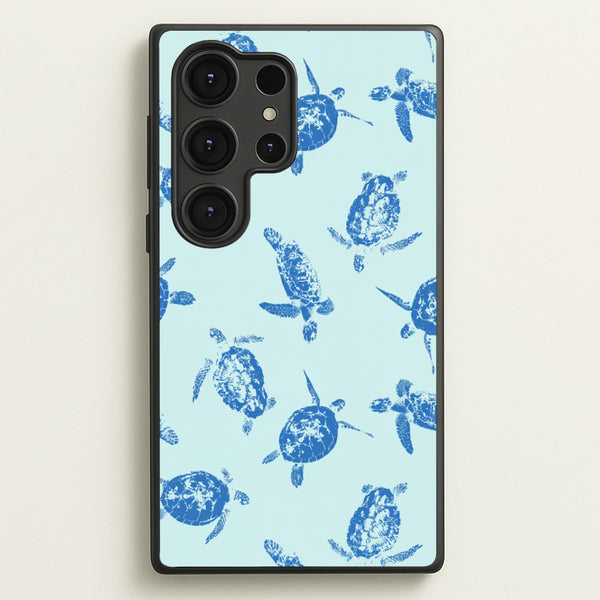 Blue Sea Turtles Phone Case - Galaxy S25 Ultra / Standard