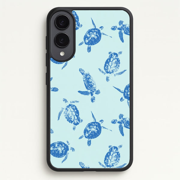 Blue Sea Turtles Phone Case - Galaxy S25 Edge / Standard