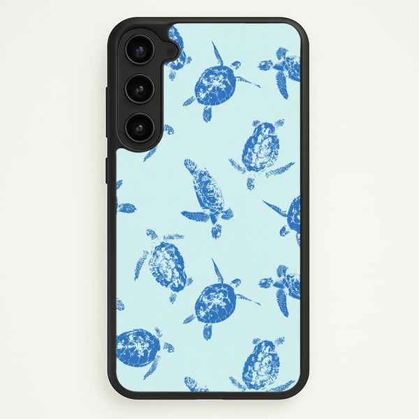 Blue Sea Turtles Phone Case - Galaxy S23 / Standard