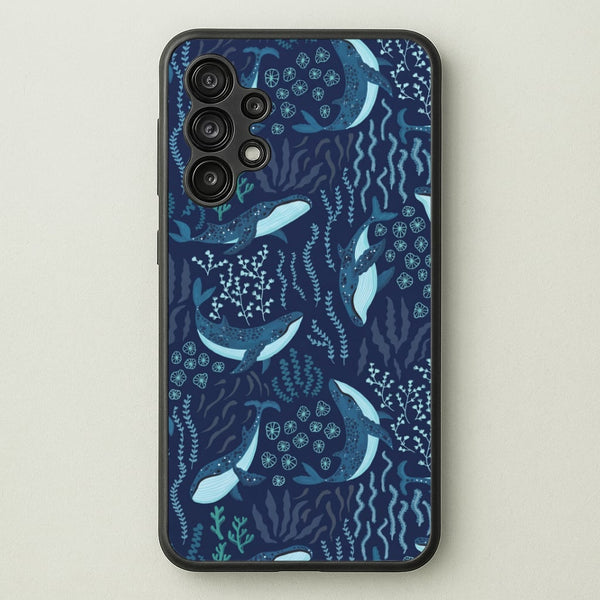Midnight Whale Reef Phone Case - Galaxy A13 / Standard