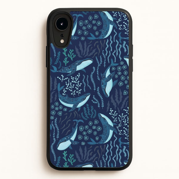Midnight Whale Reef Phone Case - iPhone XR / Standard