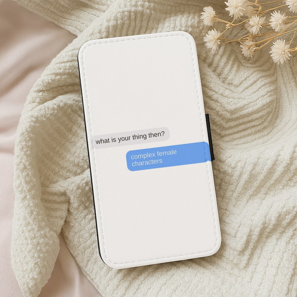 Complex Female Characters Text - Sex Education Wallet Phone Case