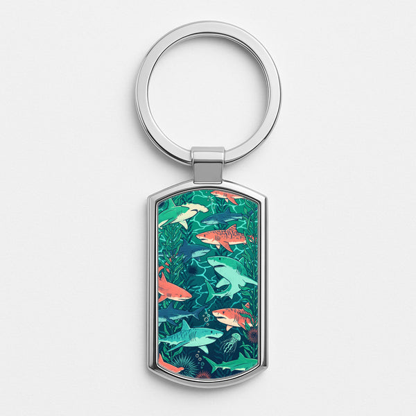 Silver Metal Keyring