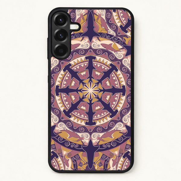 Ornate Sharks Phone Case - Galaxy A17 / Standard