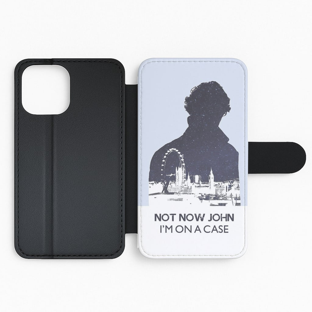 Now Now John, I'm On A Case Flip Phone Case