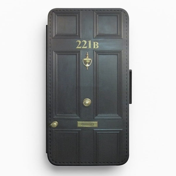 221B Baker Street Door Flip / Wallet Phone Case