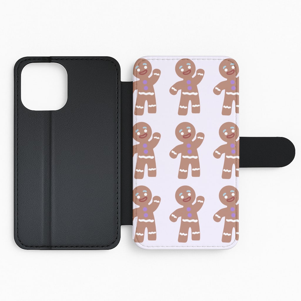 Gingerbread Man - Green Ogre Flip Phone Case